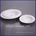 P&T porcelain factory deep plate, salad plate, serving plate